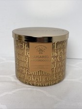 New Bath Body Works Sugared Snickerdoodle Large Scented 3 Wick Candle 14.5 oz