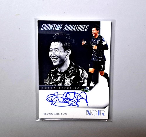 Heung-Min Son #10 — 2024 Panini Noir Showtime Signature soccer card