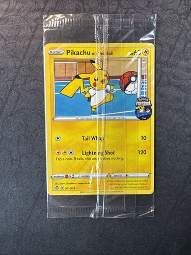 Sealed Pikachu on the Ball Pokemon Futsal 001/005 Pokemon