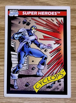 1990 Marvel Universe Impel Trading Card #8 CYCLOPS ROOKIE MINT CARD!