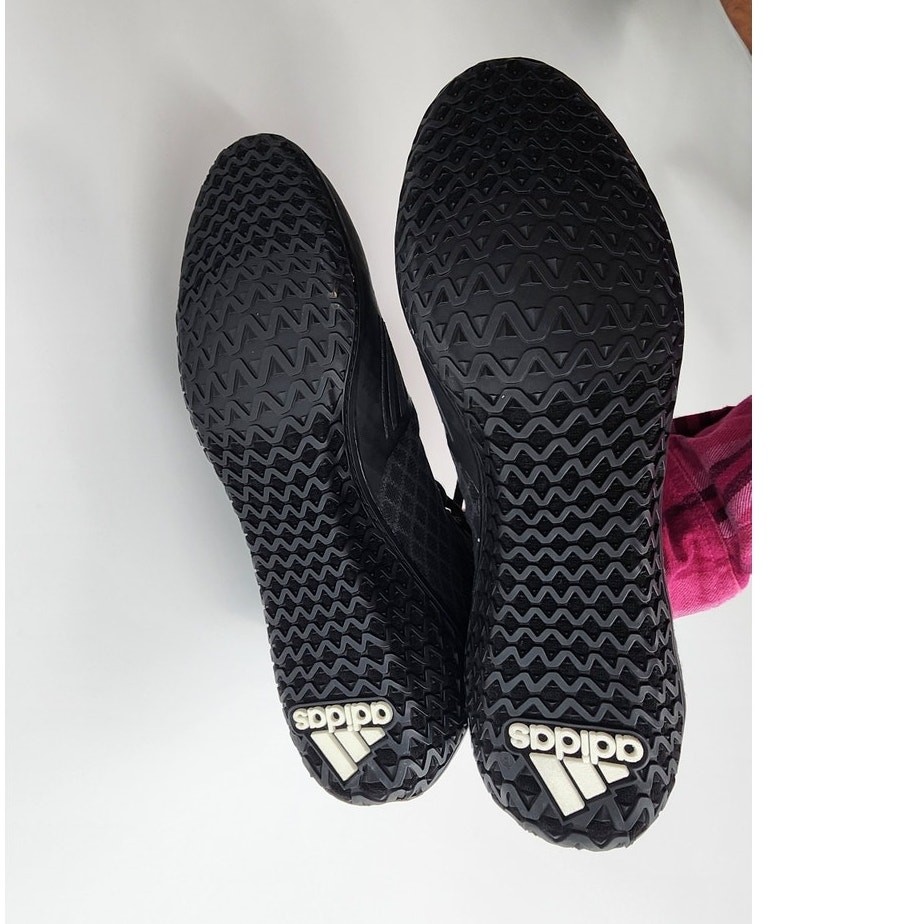 New NWOB Adidas Mat Wizard 4 Wrestling Shoes Size 9 Black  thumbnail 5