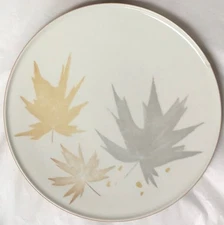 BEN SEIBEL HARVEST TIME VNTG MCM IROQUOIS CHINA AUTUMN LEAF DINNER PLATE 10 1/4"