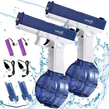 Electric Water Gun Rechargeable Automatic 32FT Long Range Kids Adult