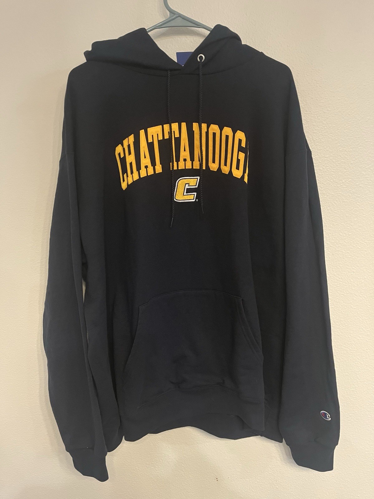 Men's Navy Blue Tennessee Chattanooga Champion Everyday Pullover Hoodie NWT 2XL