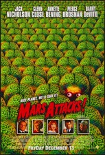 Stan Lee Swings the Mighty Typewriter of Doom on Mars Attacks Promo Card 17