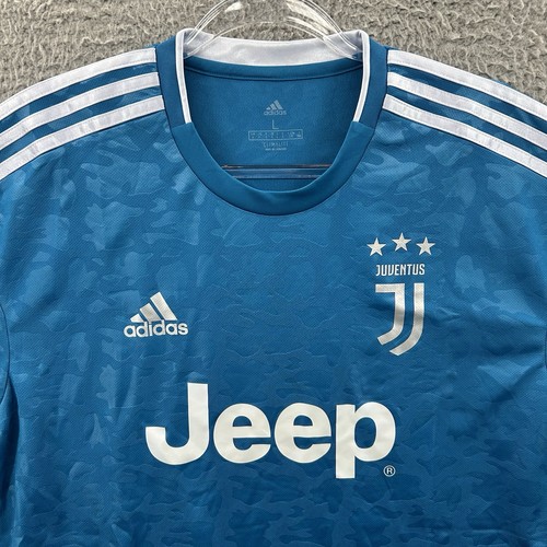 Juventus Jersey Mens Large Shirt 2019 2020 3rd Kit Adidas Original Football Jeep - Picture 2 of 14