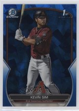 2023 Bowman Chrome Draft Sapphire Edition Kevin Sim #BDC-16 0b3