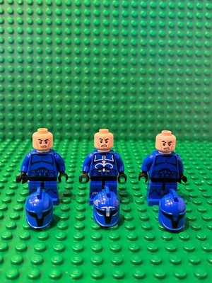 LEGO Star Wars Senate Commando Troopers LOT OF 3 From The Clone Wars