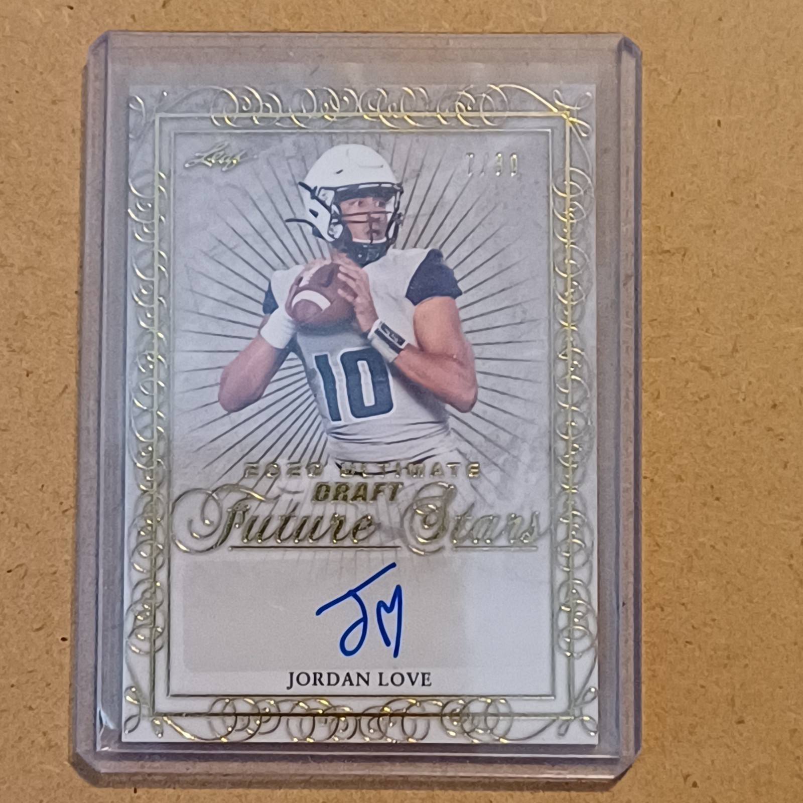 Jordan Love Leaf Ultimate Draft Future Stars Autographs #JL1 Base