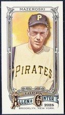 2025 Topps Allen & Ginter - Mini #326 Bill Mazeroski SP