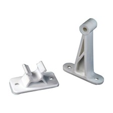 Ush Door Holder 3" White