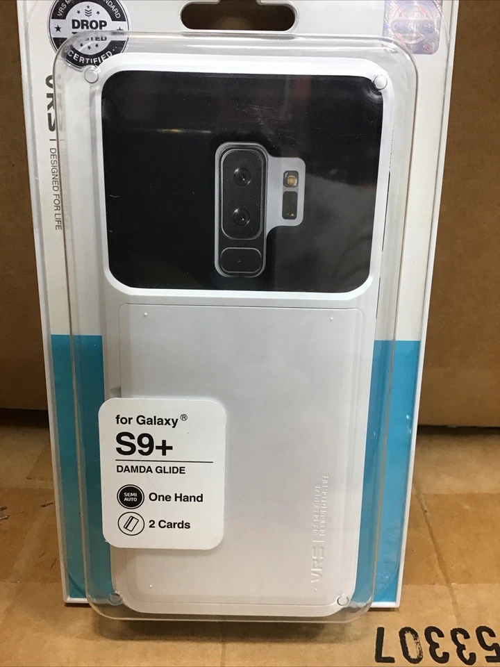 VRS Design Damda Glide Galaxy S9 Plus Wallet Case Card Holder 2 Cards S22 - Image 2 of 4