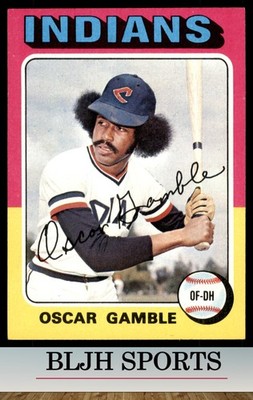 1975 Topps #213 Oscar Gamble  Cleveland Indians