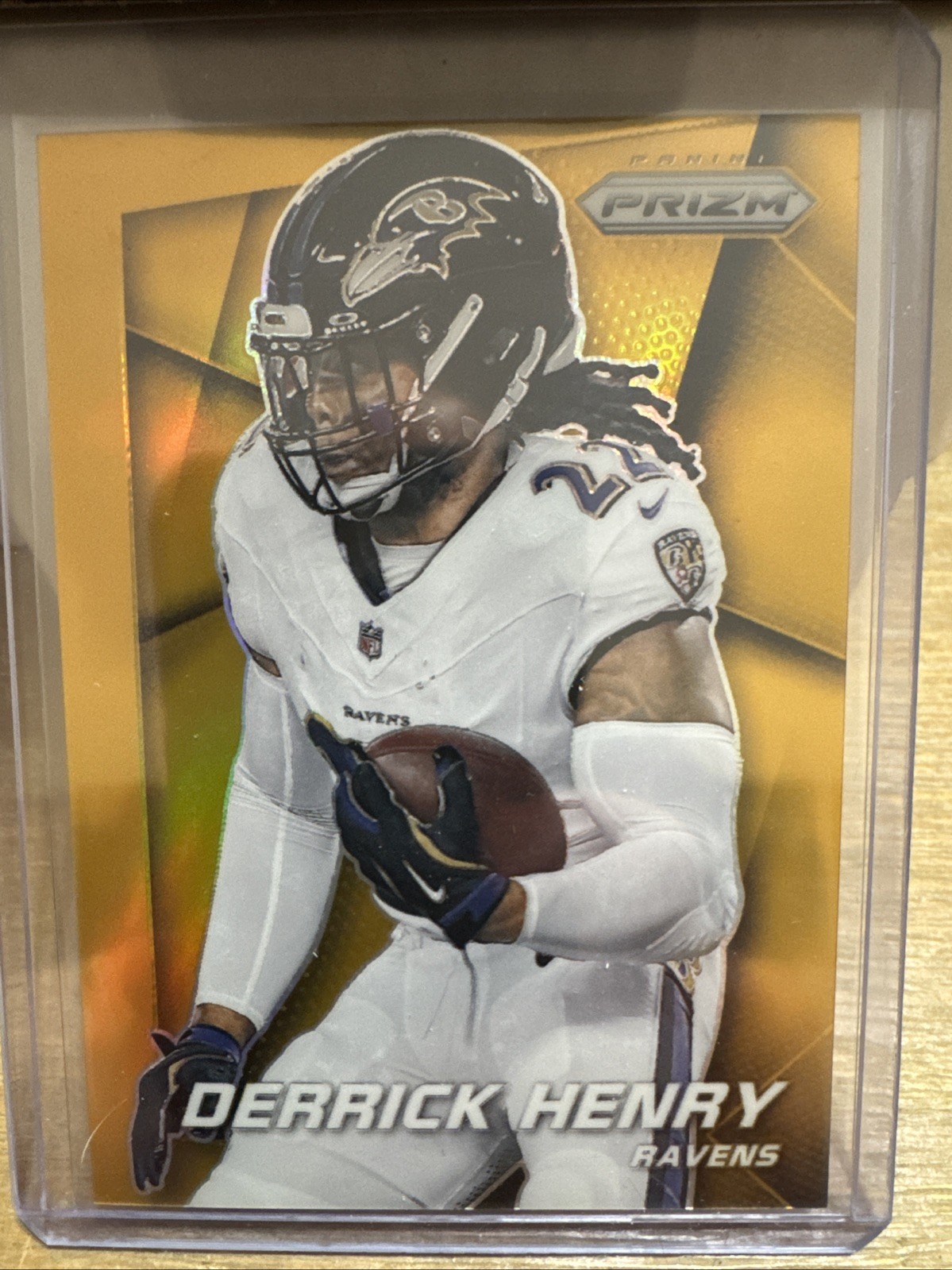 2024 Panini PRIZM DERRICK HENRY TRUE GOLD FLASHBACK THROWBACK /10 RAVENS 🔥 🔥