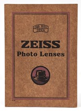 1928 Carl Zeiss Jena ZEISS photo lenses catalog number: P 267 - Nice Condition