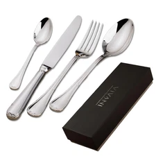 16-Piece Premium Silverware Set, 18/8 Stainless Steel Flatware Set for 4, Cut...