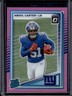 2025 Panini Donruss Abdul Carter Optic Rated Rookie Preview Pink RC #315 Giants