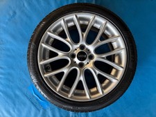 Mini One/Cooper/S 17" R112 Cross Spoke Challenge Alloy Wheel (6784130) Silver