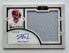 Mike Trout 43/50 Patch Auto 2025 Topps Definitive Baseball Card