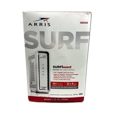 ARRIS SURFboard SB8200 DOCSIS 3.1 Cable Modem White 10 Gbps 2 LAN XFINITY