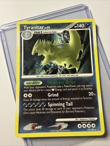 Tyranitar Lv.61 30/100  Stormfront Holo Rare Pokemon Card TCG  2008