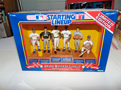 #ad 1990 STARTING LINEUP AWARD WINNERS LINEUP Sealed Barry Bonds Rickey Henderson $21.99