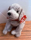 TY Beanie Baby Tricks Gray Dog Vintage Plush Stuffed Animal NWT