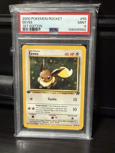 Eevee (1st Edition) graded PSA 9 for sale on eBay