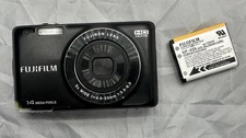 Fujifilm FinePix JX500 14MP CCD 5x Wide Zoom Digital Camera Black READ