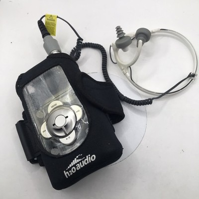 H2O Audio iPod 5th Gen Waterproof Case w/ Headphones Armband Clear/White