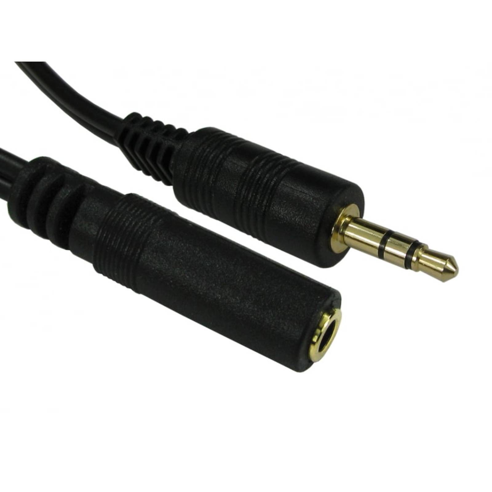 2 Metre 3.5mm Stereo Jack Male to Jack Female (M-F) Extension Cable