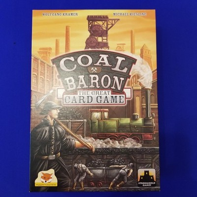 Coal Baron The Great Card Game Stronghold Strategy Board Games New Open Box
