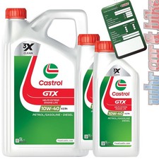 Castrol Motoröl 10W-40 GTX A3/B4 7L VW 50101 50500 MB 226.5 229.3 Renault Fiat