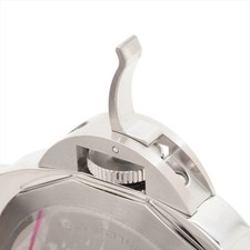 Panerai Luminor Base Logo PAM01087 SS SS & Leather Stem-winder white dial 7