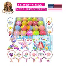 Girls' Princess Bath Bombs Gift Set - 20 Colorful Surprises  Fun Scents