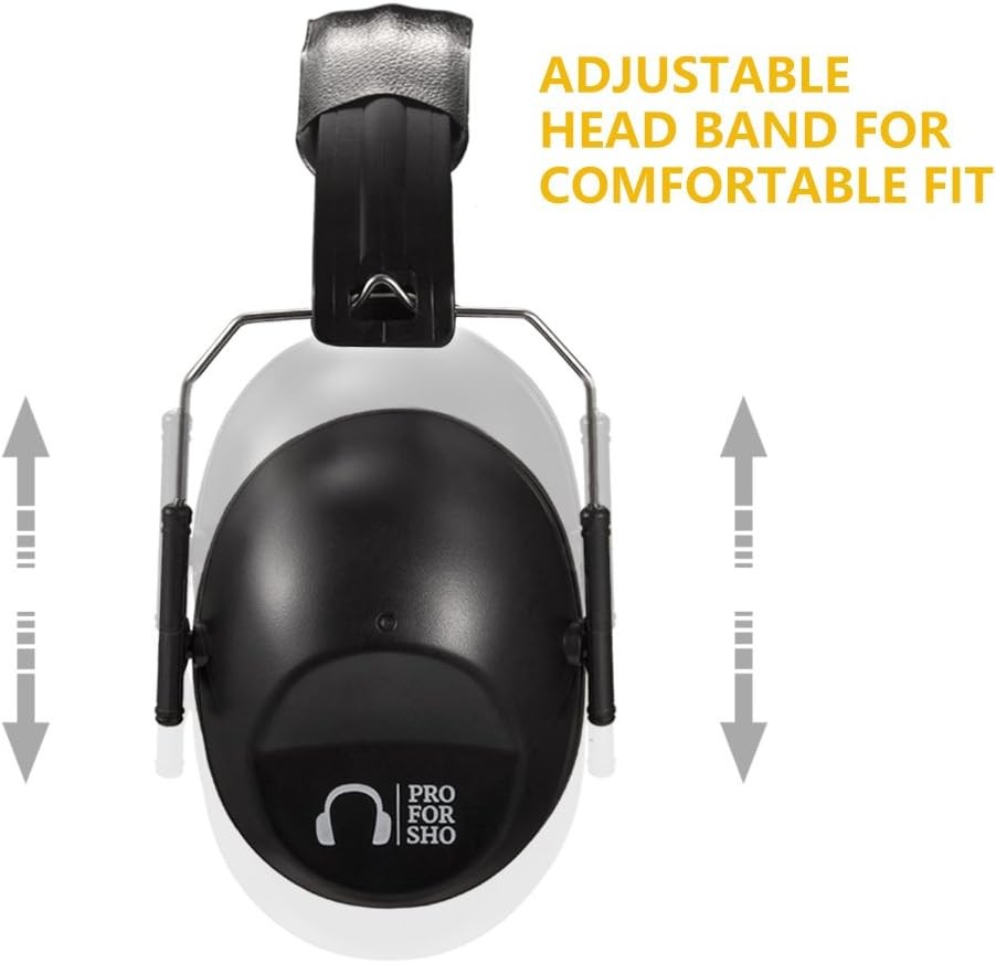 34Db NRR Hearing Protection Ear Muffs, Ear Protection for Shooting, Mowing, Work