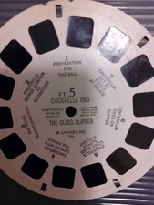 VIEW MASTER REEL FT-5 " CINDERELLA AND THE GLASS SLIPPER" - SAWYER 1946