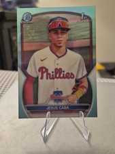  Jesus Caba 2023 Bowman Chrome Aqua Refractor /125  #BCP-164