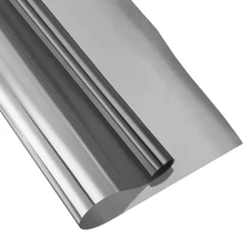 Window Privacy Film One Way Heat Blocking Static Cling Gray 35.4x118.1"