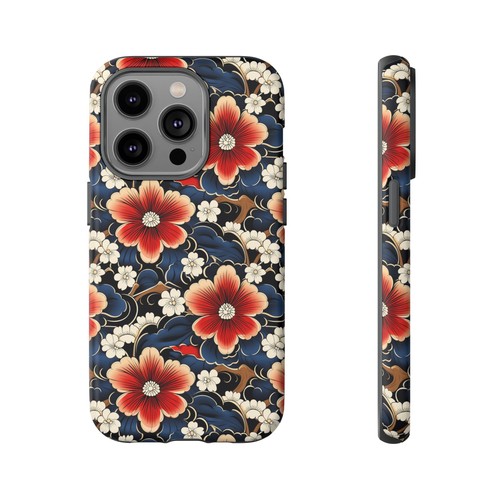 Japanese Floral Art - Tough Phone Case - iPhone, Galaxy, Google Pixel Models - 第 70/203 張圖片