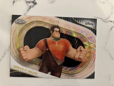 Wreck-It Ralph 2025 Topps Chrome Disney /10 Black Wave Refractor  