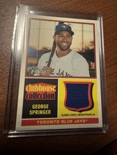 2025 Topps Heritage High Number George Springer Blue Jays Clubhouse Collection