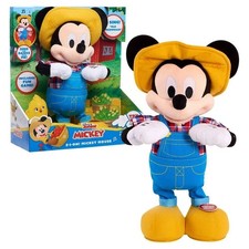 Disney Junior E-I-Oh Mickey Mouse Interactive Plush Toy Sings "Old McDonald"
