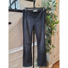 Free People We The Free Flare Jeans Women's Size 27 Black Denim Pull On Wide Leg