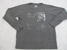 Rag & Bone X Liberty Sweatshirt Mens Small Black Graphic Crewneck Pullover