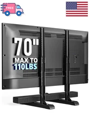 Universal TV Stand for 19-70 Inch LCD LED TVs Height Adjustable TV Legs Hold