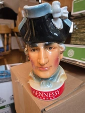 Vintage Hennessy Cognac Toby Style Mug - Fonda en 1765 La Maison 8" 