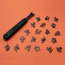 E-CLIP/Eclip/side mount retaining ring -- Installer TOOL ETH-3 3mm & 100 E-clips