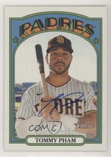 2021 Topps Heritage Real One Auto Tommy Pham #ROA-TP Auto tv5