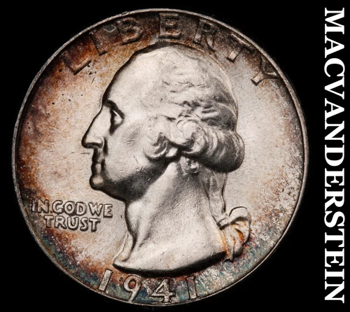 1941 Silver Washington Quarter - Brilliant Uncirculated  Lustrous  #i6431